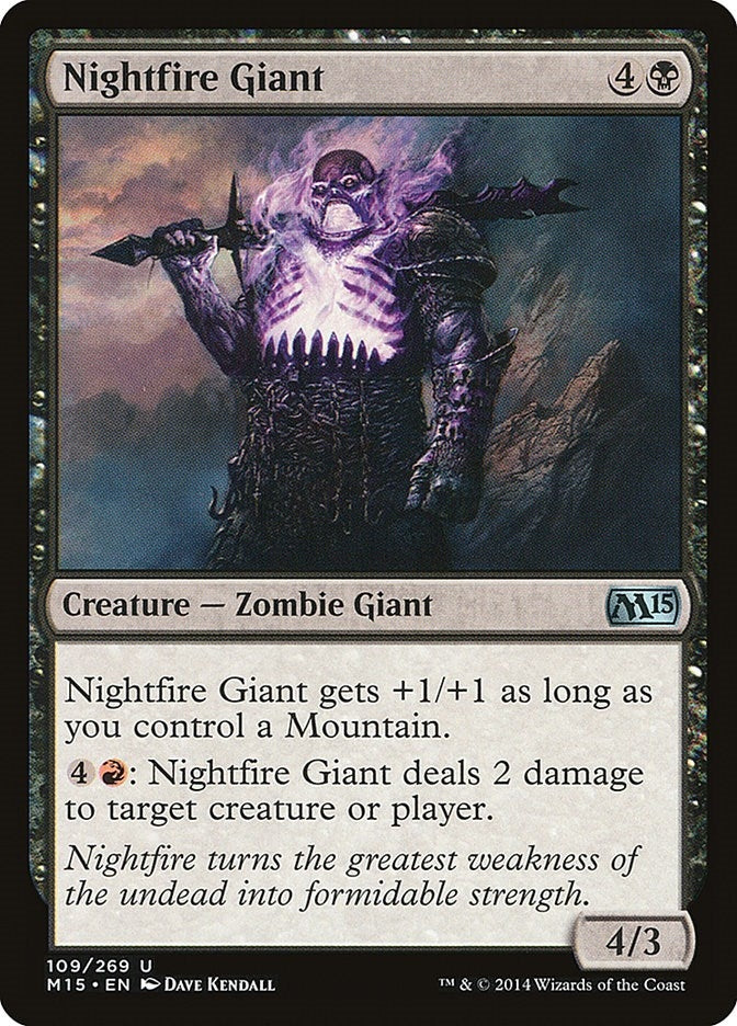 Image for Nightfire Giant (109) (M15) - Magic: The Gathering