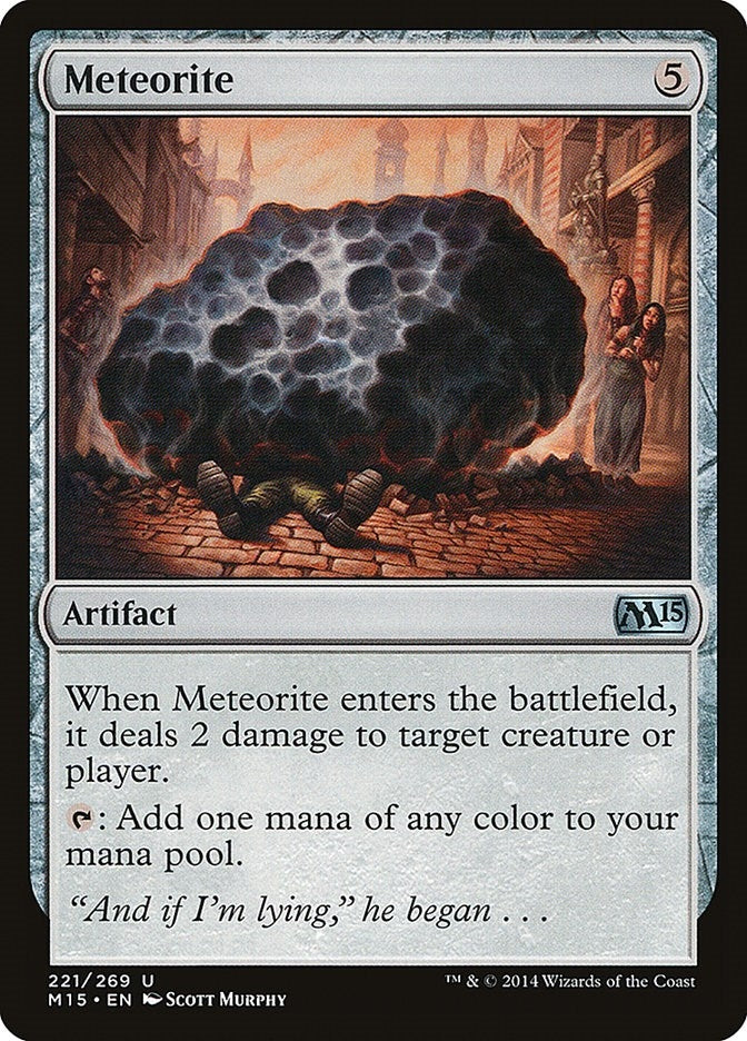 Image for Meteorite (221) (M15) - Magic: The Gathering