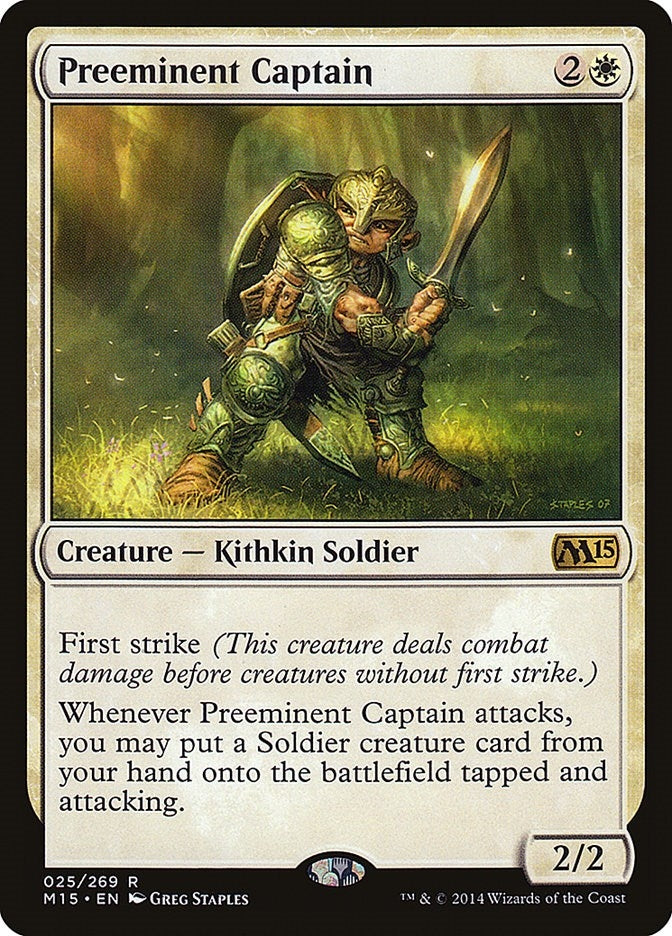 Image for Preeminent Captain (25) (M15) - Magic: The Gathering