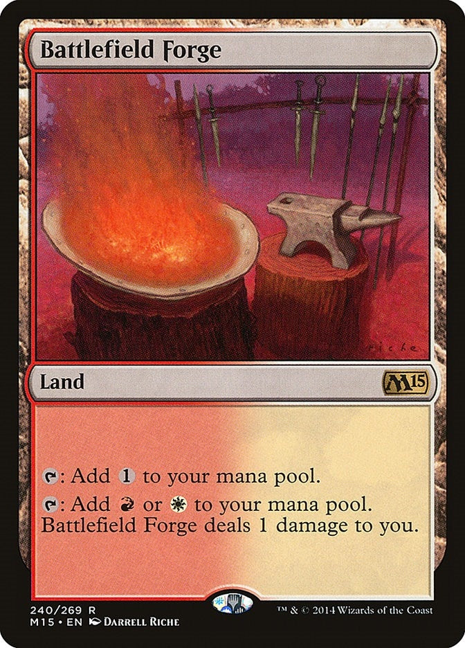 Image for Battlefield Forge (240) (M15) - Magic: The Gathering