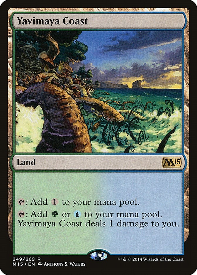 Image for Yavimaya Coast (249) (M15) - Magic: The Gathering
