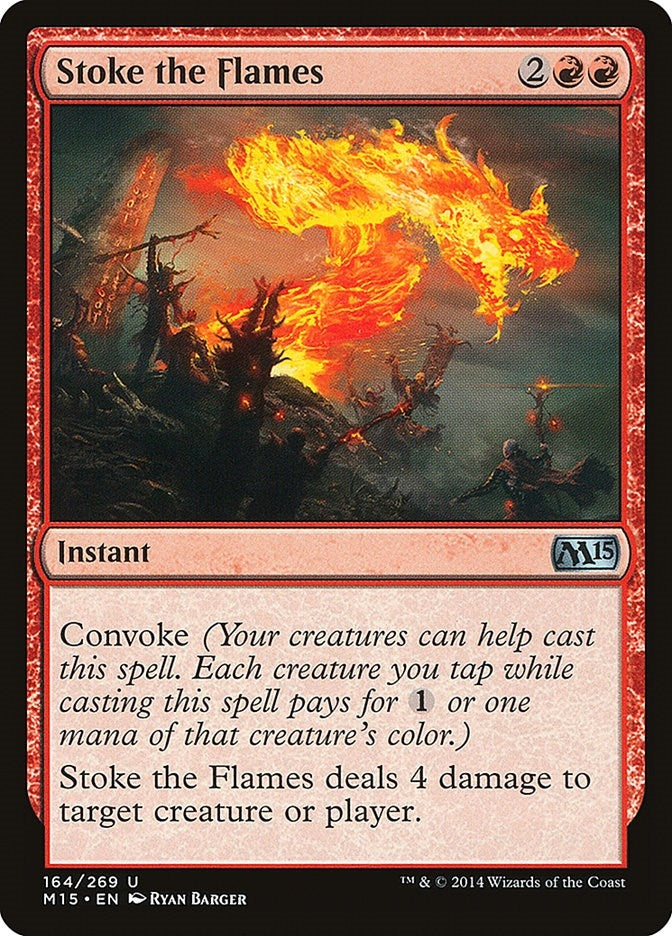 Image for Stoke the Flames (164) (M15) - Magic: The Gathering