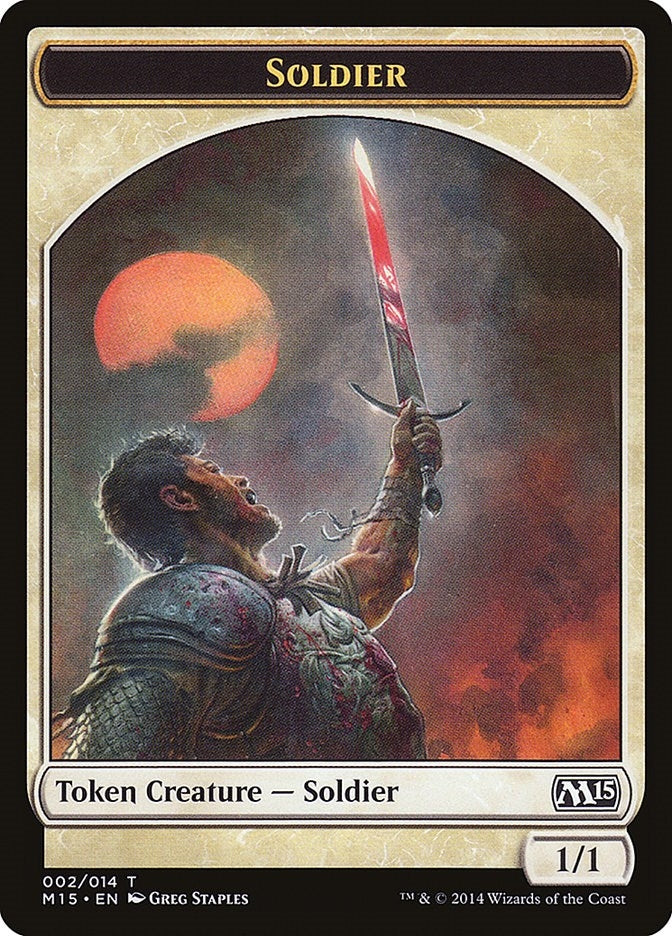 Image for Soldier Token (2) (M15) - Magic: The Gathering