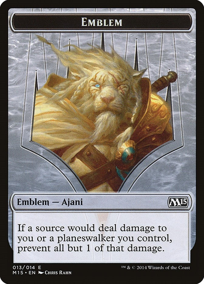Image for Emblem - Ajani Steadfast (13) (M15) - Magic: The Gathering