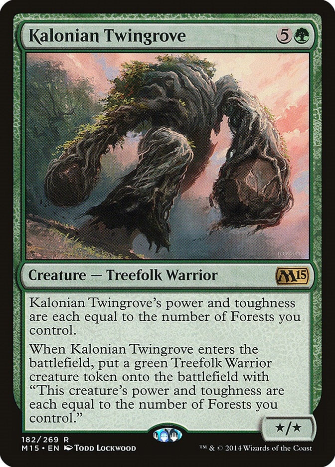 Image for Kalonian Twingrove (182) (M15) - Magic: The Gathering