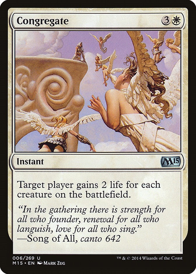 Image for Congregate (6) (M15) - Magic: The Gathering