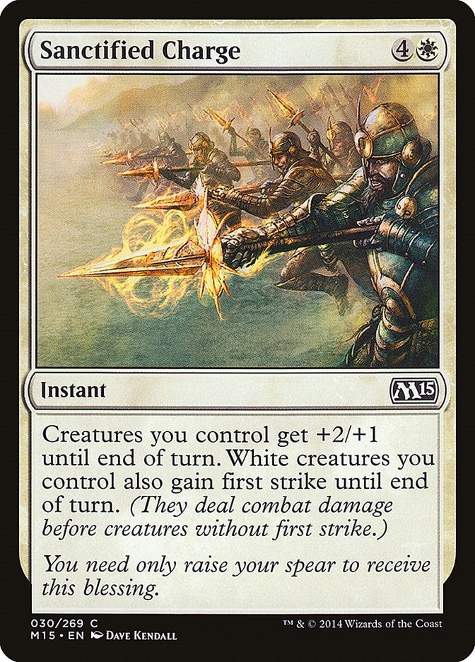Image for Sanctified Charge (30) (M15) - Magic: The Gathering