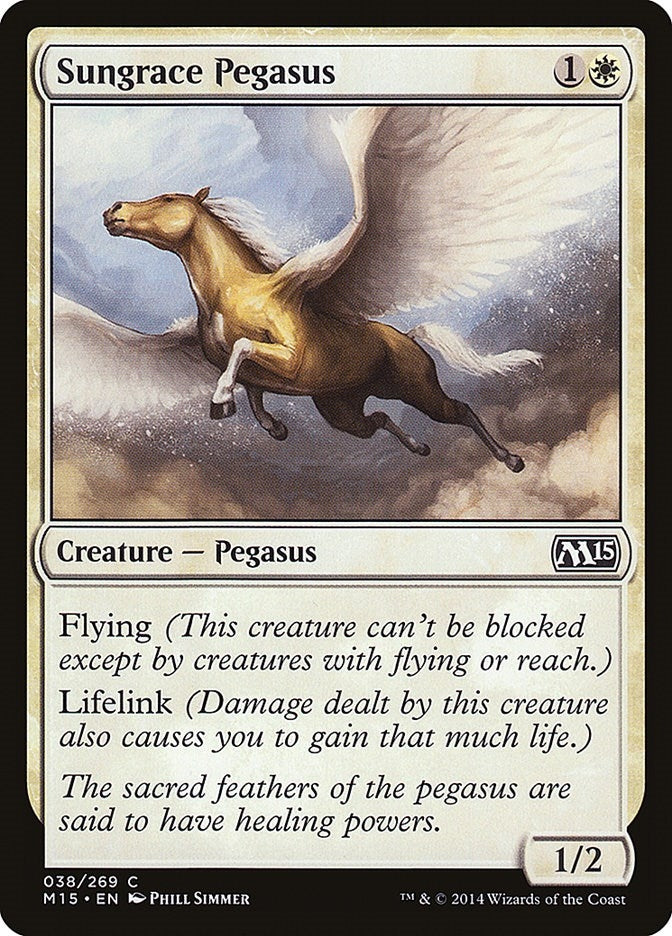 Image for Sungrace Pegasus (38) (M15) - Magic: The Gathering