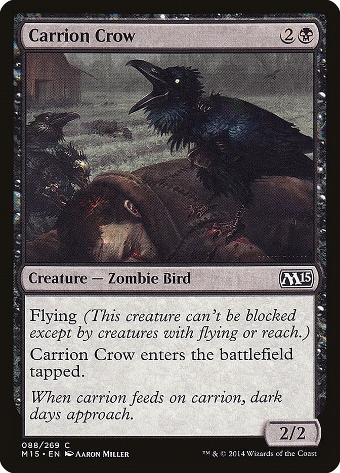 Image for Carrion Crow (88) (M15) - Magic: The Gathering