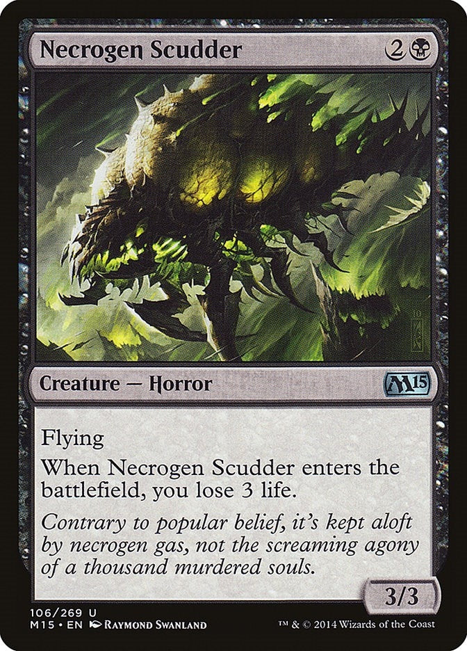 Image for Necrogen Scudder (106) (M15) - Magic: The Gathering