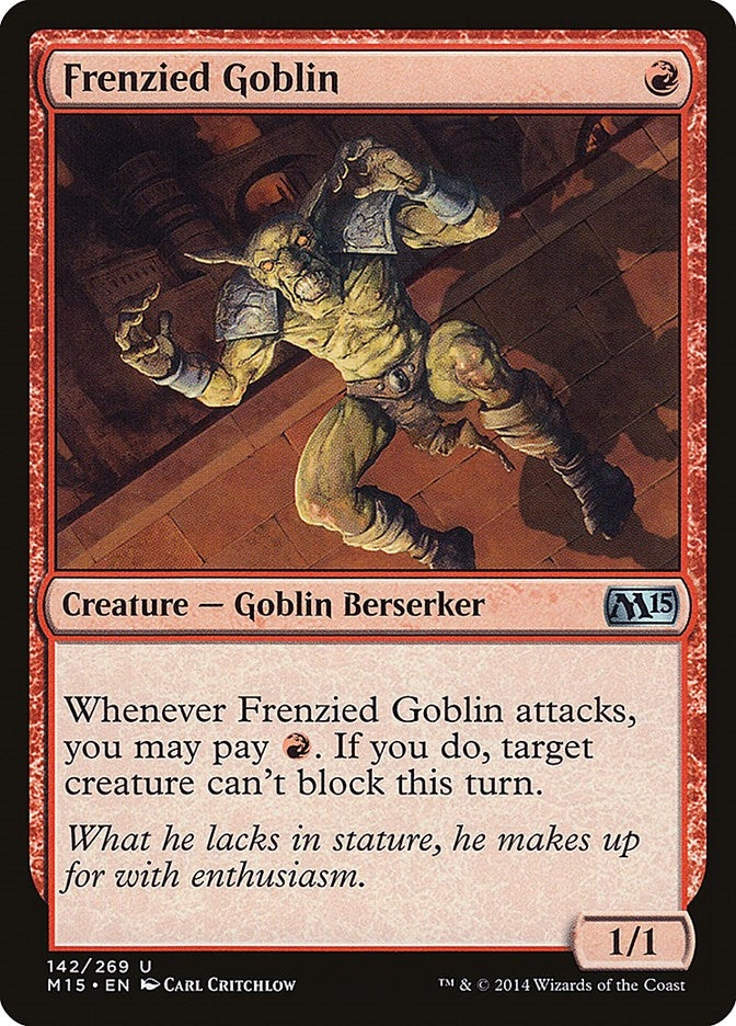 Image for Frenzied Goblin (142) (M15) - Magic: The Gathering