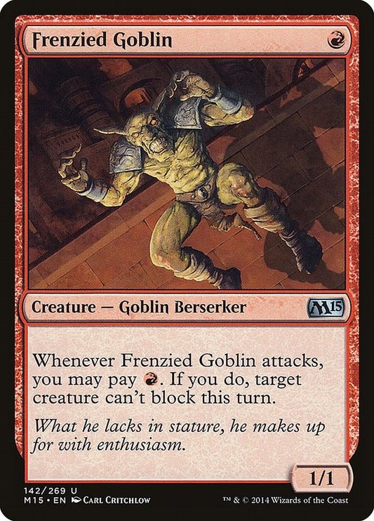 Image for Frenzied Goblin (142) (M15) - Magic: The Gathering