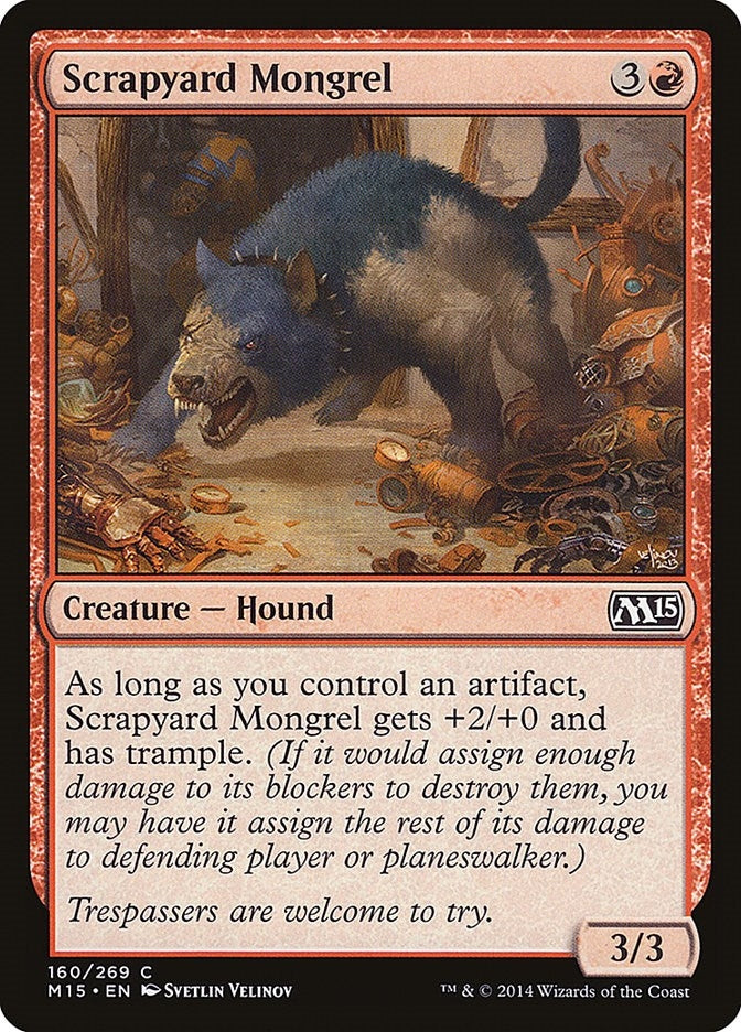 Image for Scrapyard Mongrel (160) (M15) - Magic: The Gathering