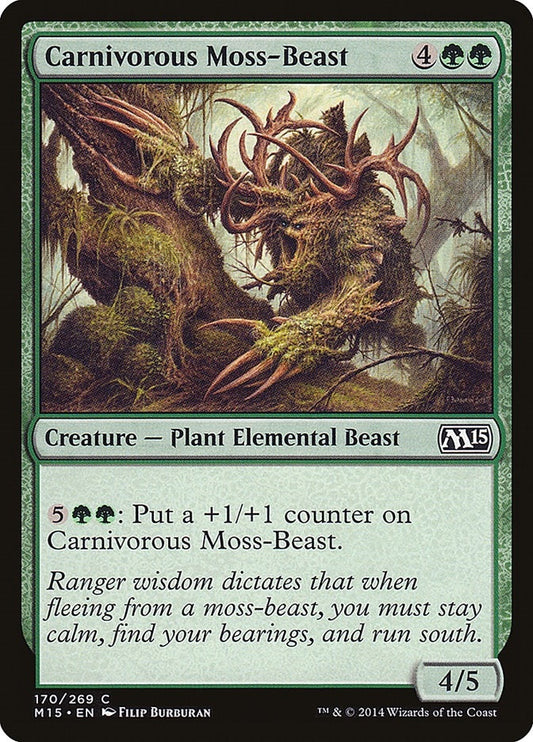 Image for Carnivorous Moss-Beast (170) (M15) - Magic: The Gathering