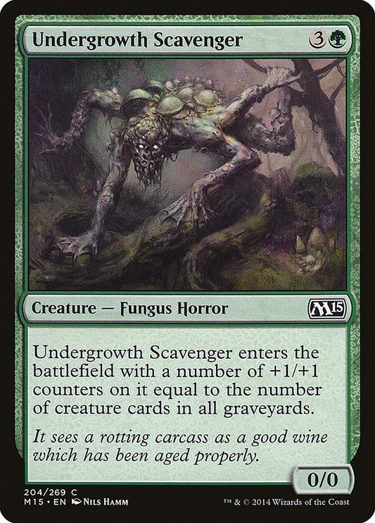 Image for Undergrowth Scavenger (204) (M15) - Magic: The Gathering