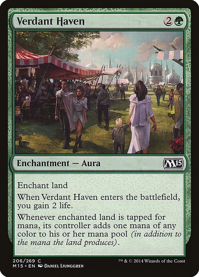 Image for Verdant Haven (206) (M15) - Magic: The Gathering