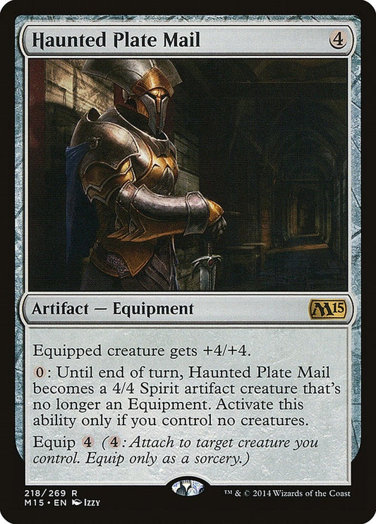 Image for Haunted Plate Mail (218) (M15) - Magic: The Gathering