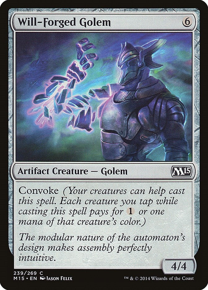 Image for Will-Forged Golem (239) (M15) - Magic: The Gathering