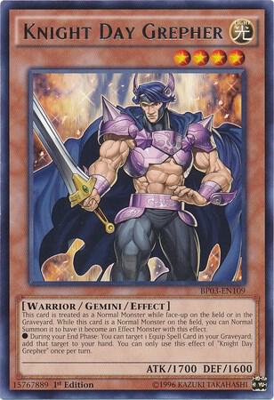 Knight Day Grepher (BP03-EN109) (BP03)