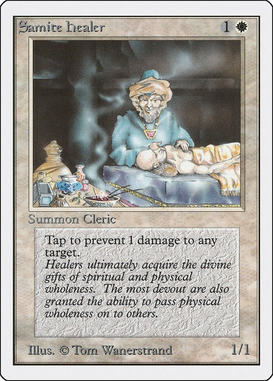 Image for Samite Healer (2ED) - Magic: The Gathering