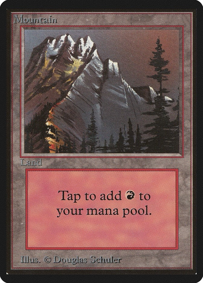 Image for Mountain (A) (LEB) - Magic: The Gathering
