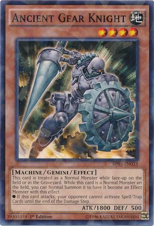 Ancient Gear Knight (Shatterfoil) (BP03-EN033) (BP03)