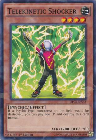 Telekinetic Shocker (Shatterfoil) (BP03-EN048) (BP03)