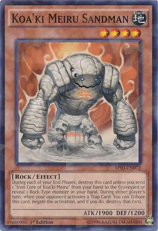 Koa'ki Meiru Sandman (Shatterfoil) (BP03-EN072) (BP03)