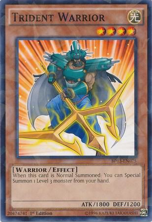 Trident Warrior (Shatterfoil) (BP03-EN075) (BP03)