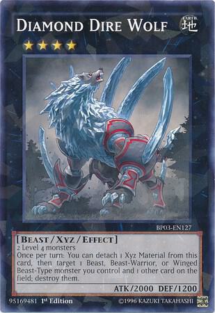 Diamond Dire Wolf (Shatterfoil) (BP03-EN127) (BP03)