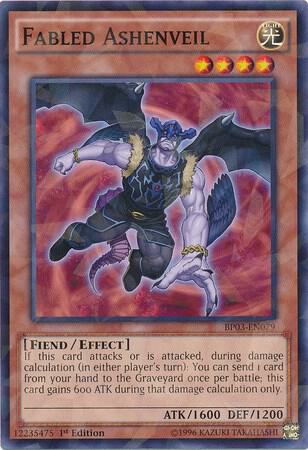 Fabled Ashenveil (Shatterfoil) (BP03-EN079) (BP03)