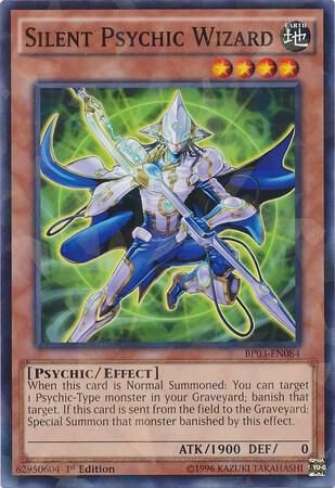 Silent Psychic Wizard (Shatterfoil) (BP03-EN084) (BP03)