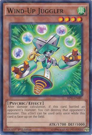 Wind-Up Juggler (Shatterfoil) (BP03-EN086) (BP03)
