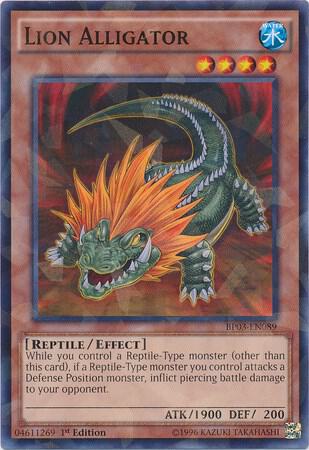Lion Alligator (Shatterfoil) (BP03-EN089) (BP03)