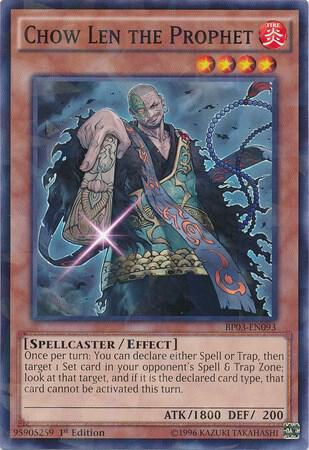 Chow Len the Prophet (Shatterfoil) (BP03-EN093) (BP03)