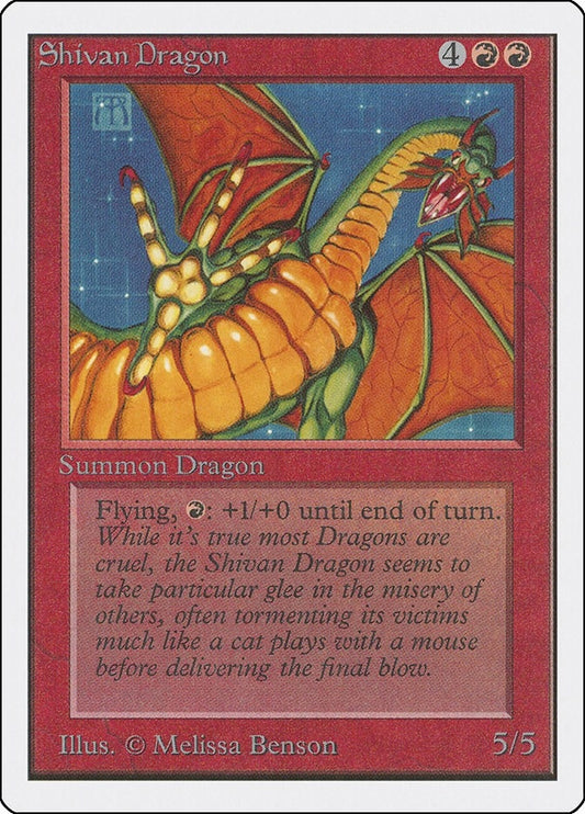 Image for Shivan Dragon (2ED) - Magic: The Gathering