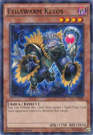 Evilswarm Ketos (Shatterfoil) (BP03-EN098) (BP03)