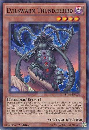 Evilswarm Thunderbird (Shatterfoil) (BP03-EN104) (BP03)