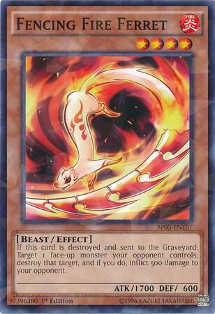 Fencing Fire Ferret (Shatterfoil) (BP03-EN107) (BP03)