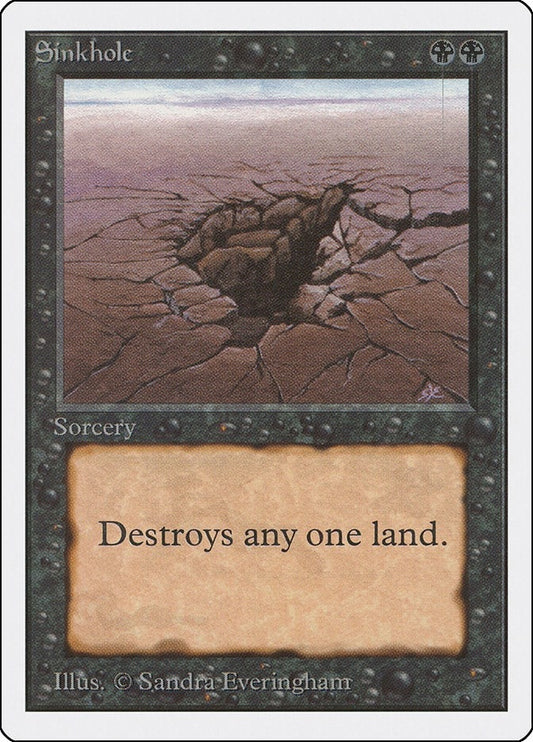 Image for Sinkhole (2ED) - Magic: The Gathering