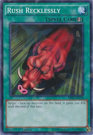 Rush Recklessly (Shatterfoil) (BP03-EN134) (BP03)