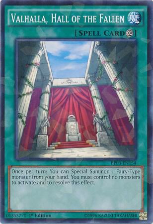 Valhalla, Hall of the Fallen (Shatterfoil) (BP03-EN154) (BP03)