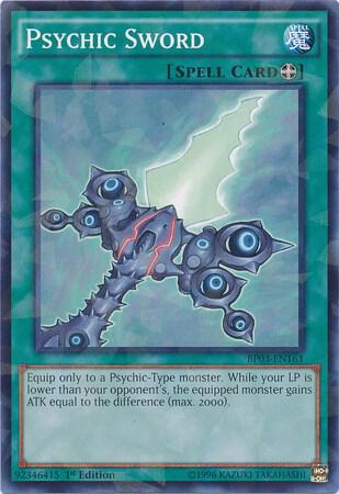 Psychic Sword (Shatterfoil) (BP03-EN163) (BP03)