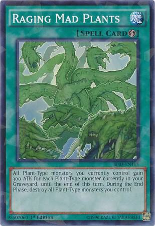 Raging Mad Plants (Shatterfoil) (BP03-EN165) (BP03)