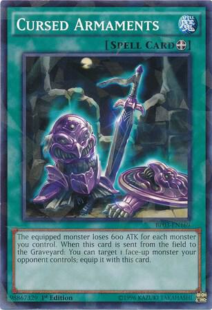 Cursed Armaments (Shatterfoil) (BP03-EN169) (BP03)