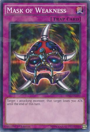 Mask of Weakness (Shatterfoil) (BP03-EN190) (BP03)