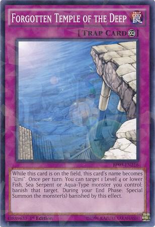 Forgotten Temple of the Deep (Shatterfoil) (BP03-EN216) (BP03)