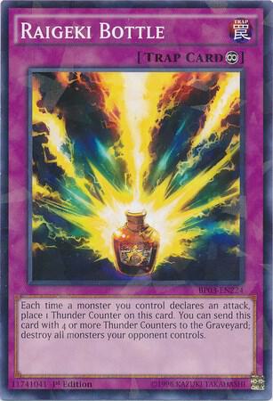 Raigeki Bottle (Shatterfoil) (BP03-EN224) (BP03)