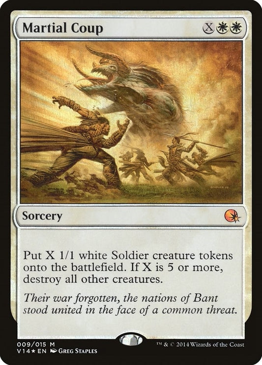 Image for Martial Coup (9) (V14) - Magic: The Gathering