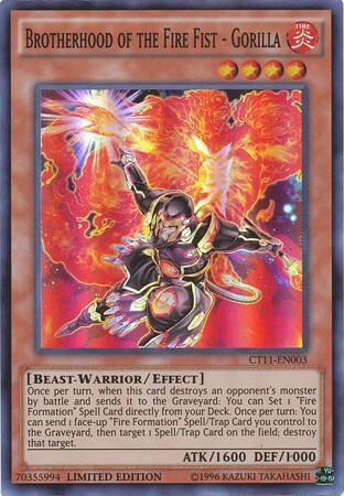 Brotherhood of the Fire Fist - Gorilla (CT11-EN003) (CT11)